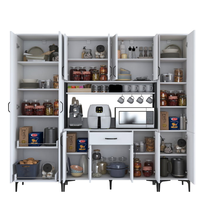 Hanah Home Armario Multiusos JE132 - 3053 Blanco Hanah Home Armario Multiusos JE132 - 3053 Blanco